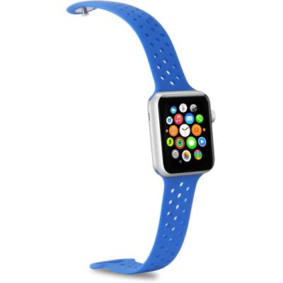 Celly Apple Watch Armband - Silikon, Blau, 42/44mm Celly Apple Watch Armband - Silikon, Blau, 42/44mm