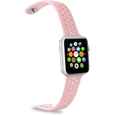 Celly Pink Silikon Apple Watch Armband - Smartwatch Zubehör Celly Pink Silikon Apple Watch Armband - Smartwatch Zubehör