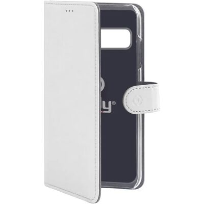 Housse portefeuille blanche Celly Wally - Accessoires pour téléphone - Publicité Housse portefeuille blanche Celly Wally - Accessoires pour téléphone - Publicité