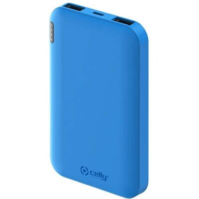 Celly PBE5000 Powerbank - 5000mAh, Bleu Celly PBE5000 Powerbank - 5000mAh, Bleu