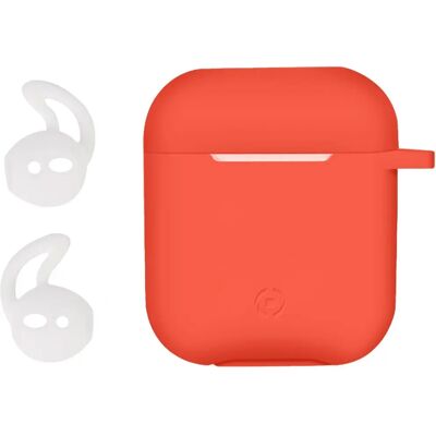 Celly Aircase Custodia in Silikon für AirPods - Orange Celly Aircase Custodia in Silikon für AirPods - Orange