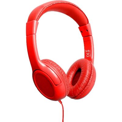 Celly KidsBeat - Casque filaire, Rouge, 1,2m - Publicité Celly KidsBeat - Casque filaire, Rouge, 1,2m - Publicité
