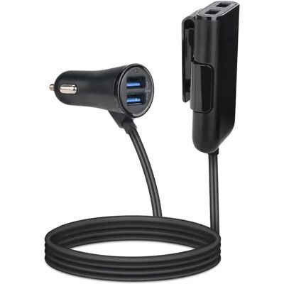 Celly CC4USBEXTBK Yleinen autolaturi USB - 4 USB-porttia Celly CC4USBEXTBK Yleinen autolaturi USB - 4 USB-porttia