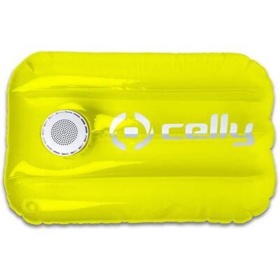 Celly Tragbarer Kabelloser Wasserdichter Lautsprecher Weiß, Gelb 3W Celly Tragbarer Kabelloser Wasserdichter Lautsprecher Weiß, Gelb 3W