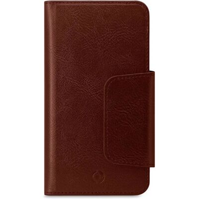 Celly Duomo Étui portefeuille pour iPhone et Galaxy - Marron Celly Duomo Étui portefeuille pour iPhone et Galaxy - Marron