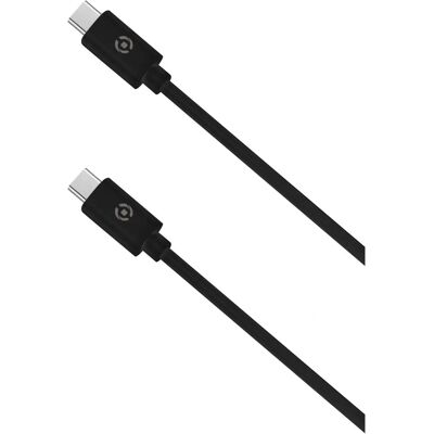 Celly USB-C Kabel - 3m Svart - USB 60W Celly USB-C Kabel - 3m Svart - USB 60W
