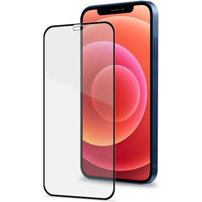 Celly Fullglass1005BK skärmbeskyttare för iPhone 12 Pro Max - Härdat glas Celly Fullglass1005BK skärmbeskyttare för iPhone 12 Pro Max - Härdat glas