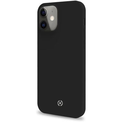 Coque silicone noire Celly Feeling pour iPhone 12 Mini - Publicité Coque silicone noire Celly Feeling pour iPhone 12 Mini - Publicité