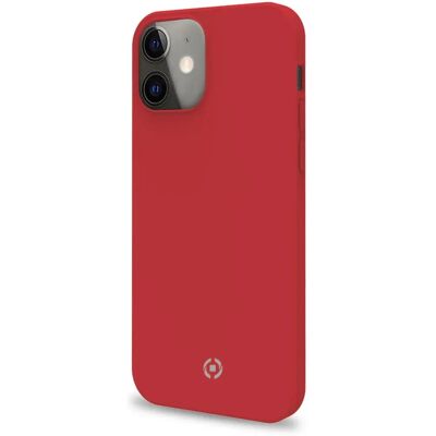 Coque en silicone rouge Celly Feeling pour iPhone 12 mini - Housse de téléphone - Publicité Coque en silicone rouge Celly Feeling pour iPhone 12 mini - Housse de téléphone - Publicité