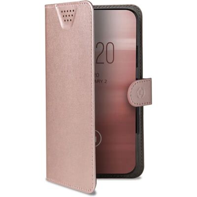 Custodia portafoglio rosa Celly Wally One - Custodia per cellulare Custodia portafoglio rosa Celly Wally One - Custodia per cellulare