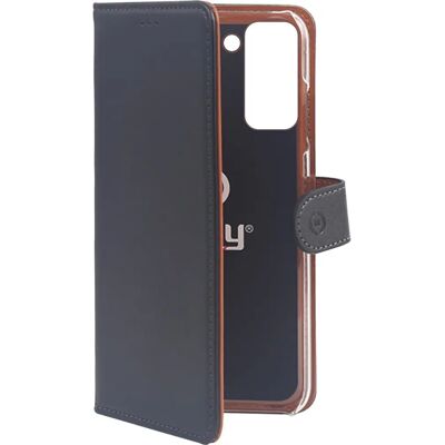 Coque téléphone Celly Wally - 17cm Portefeuille Noir & Marron - Étui pour mobile Coque téléphone Celly Wally - 17cm Portefeuille Noir & Marron - Étui pour mobile