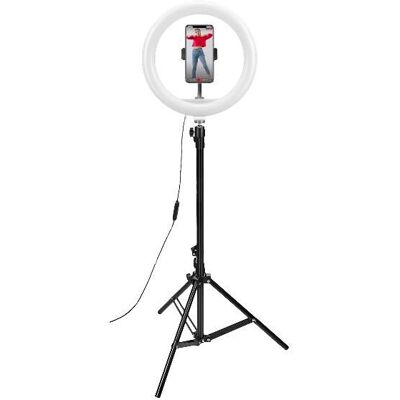 Celly CLICKRINGUSBBK 12" LED-Ringlicht mit Stativ & Fernbedienung Celly CLICKRINGUSBBK 12" LED-Ringlicht mit Stativ & Fernbedienung