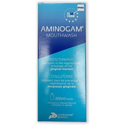 Enjuague bucal Aminogam para regeneración de encías - Enjuague Enjuague bucal Aminogam para regeneración de encías - Enjuague