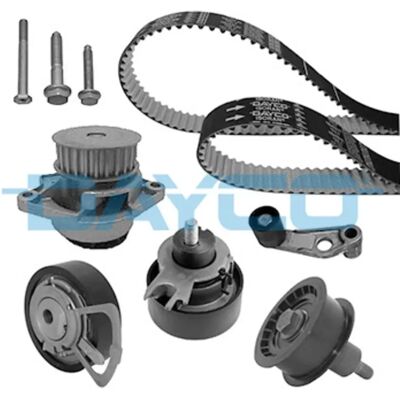 DAYCO Pompa de apă și kit de curea de distribuție - Pompa de apă + Kit de curea DAYCO Pompa de apă și kit de curea de distribuție - Pompa de apă + Kit de curea