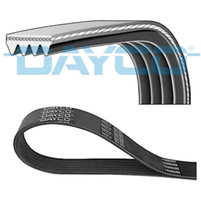 Dayco 4PK1050 Cinghia trapezoidale a nervature Dayco 4PK1050 Cinghia trapezoidale a nervature