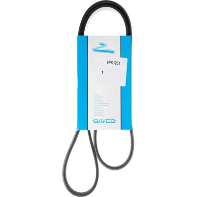 Courroie trapézoïdale Dayco 6PK1205 pour voitures européennes - Publicité Courroie trapézoïdale Dayco 6PK1205 pour voitures européennes - Publicité