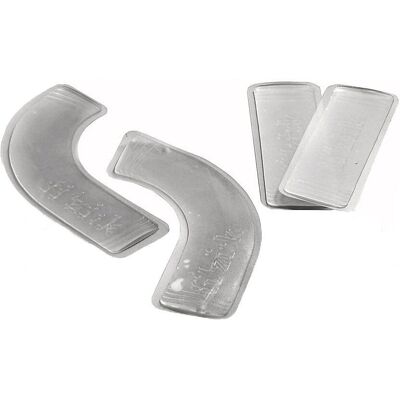 Fizik Styre Gel Innlegg - 4 Stykker - Gjennomsiktig - Racing Fizik Styre Gel Innlegg - 4 Stykker - Gjennomsiktig - Racing