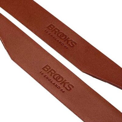 Brooks Slender Lederen Handvatten - 130/130mm Brooks Slender Lederen Handvatten - 130/130mm