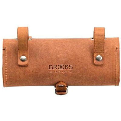 Brooks Challenge Satteltasche - Leder 0,5L Dunkel Tan Brooks Challenge Satteltasche - Leder 0,5L Dunkel Tan