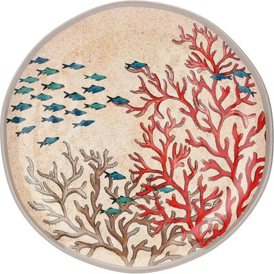 Sea Life Melamin Middags Tallrikar av Rose & Tulipani - Set om 2 Sea Life Melamin Middags Tallrikar av Rose & Tulipani - Set om 2