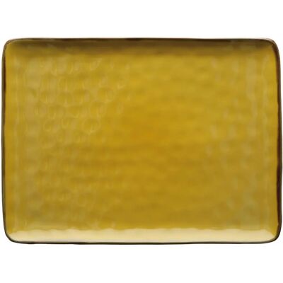 Plateau rectangulaire Concerto Ocra Jaune de Rose & Tulipani - 36cm x 26.5cm Plateau rectangulaire Concerto Ocra Jaune de Rose & Tulipani - 36cm x 26.5cm