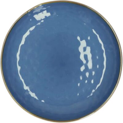 Rose & Tulipani Blauw Gourmet Set van 2 schalen - 30cm Rose & Tulipani Blauw Gourmet Set van 2 schalen - 30cm