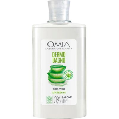 Gel douche Aloe Vera Omia - Peau sensible - 400ml - Publicité Gel douche Aloe Vera Omia - Peau sensible - 400ml - Publicité