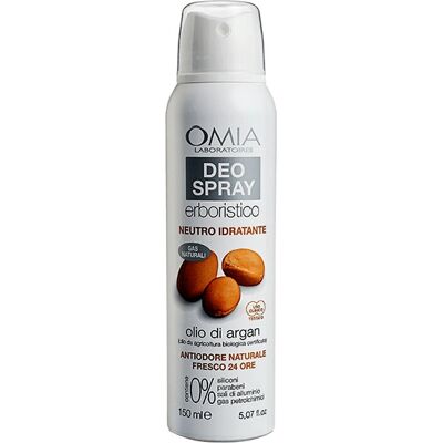 Omia Spray Déodorant à l'Argan - Déodorant Spray - Publicité Omia Spray Déodorant à l'Argan - Déodorant Spray - Publicité