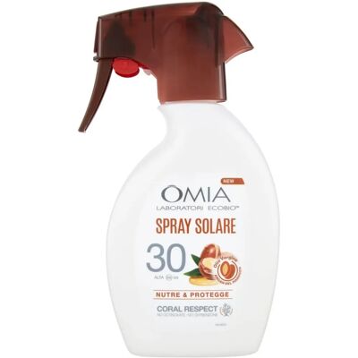 Omia Huile d'Argan SPF 30 Spray Solaire - Spray Protecteur - Publicité Omia Huile d'Argan SPF 30 Spray Solaire - Spray Protecteur - Publicité