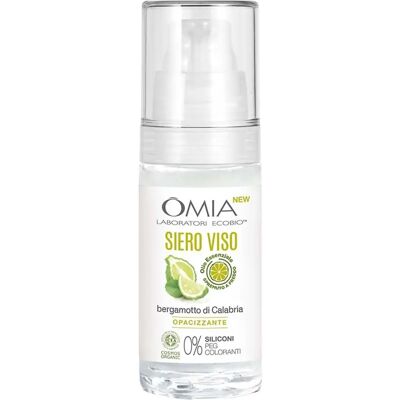 Siero Viso Bergamotto Omia - Naturale, Opacizzante, 30ml Siero Viso Bergamotto Omia - Naturale, Opacizzante, 30ml