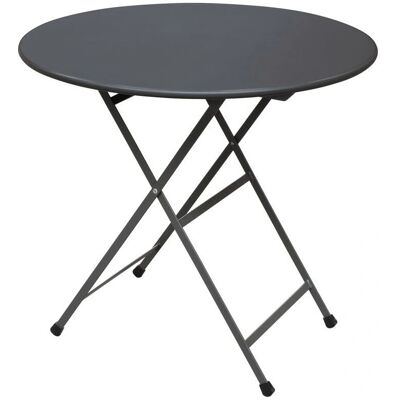 Tavolo Pieghevole Rotondo Emu 80cm - Mobili in Acciaio Tavolo Pieghevole Rotondo Emu 80cm - Mobili in Acciaio