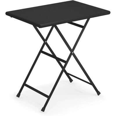 EMU Schwarzer Klapptisch - Rechteckig, 70x50 cm, Stahl EMU Schwarzer Klapptisch - Rechteckig, 70x50 cm, Stahl