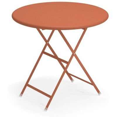 EMU - Klapptisch Rund 80cm Durchmesser - Stahl Rot Ahorn - Produkttyp: Tisch EMU - Klapptisch Rund 80cm Durchmesser - Stahl Rot Ahorn - Produkttyp: Tisch