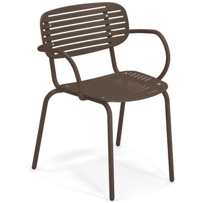 Emu - Mom 640 Armlehnstuhl - Dunkelbraun - Outdoor-tauglich - Armchair Emu - Mom 640 Armlehnstuhl - Dunkelbraun - Outdoor-tauglich - Armchair