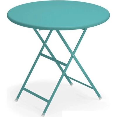 Emu Arc en Ciel Klapptisch Ø80 Ozeangrün - Tiffany - Gartentisch Emu Arc en Ciel Klapptisch Ø80 Ozeangrün - Tiffany - Gartentisch
