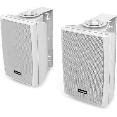 Trade Shop Traesio Altoparlante Bianco a Parete 30W Trade Shop Traesio Altoparlante Bianco a Parete 30W