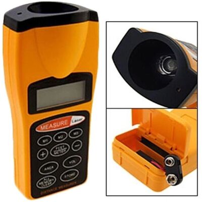Misuratore di Distanza Laser Trade Shop - 18m, Schermo Retroilluminato, 3 Memorie Misuratore di Distanza Laser Trade Shop - 18m, Schermo Retroilluminato, 3 Memorie