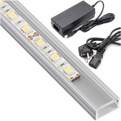 Trade Shop Aluminium Wasserdicht LED Profil 1M - 72 LEDs 18W Trade Shop Aluminium Wasserdicht LED Profil 1M - 72 LEDs 18W