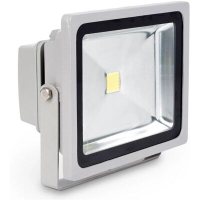 Trade Shop - Faretto LED RGB 50W Esterno - Bianco Caldo Trade Shop - Faretto LED RGB 50W Esterno - Bianco Caldo