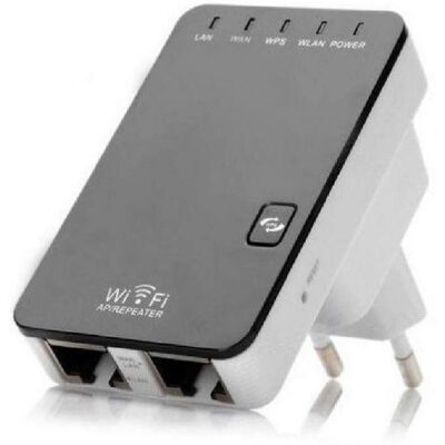 Traesio Mini Router Wireless N - 300 Mbps - Portátil, Doble Modo Traesio Mini Router Wireless N - 300 Mbps - Portátil, Doble Modo
