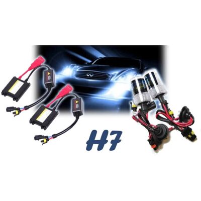 Kit de faros de xenón H7 6000K - Coche y Moto Kit de faros de xenón H7 6000K - Coche y Moto