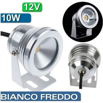 TRADE SHOP TRAESIO - Faretto Cob 10W 12V - IP65 - Esterno LED TRADE SHOP TRAESIO - Faretto Cob 10W 12V - IP65 - Esterno LED