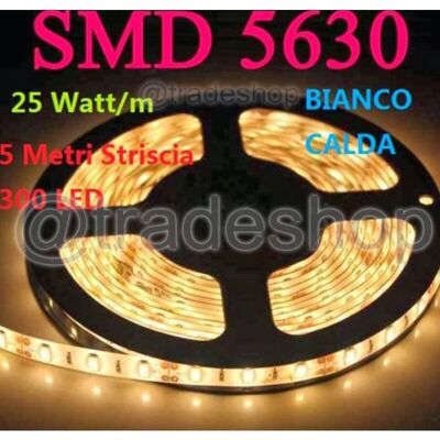 TRADE SHOP TRAESIO - tiras de LED SMD5630 300 LED 5 m TRADE SHOP TRAESIO - tiras de LED SMD5630 300 LED 5 m