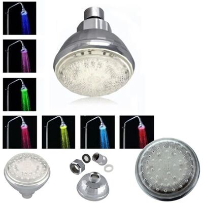 Trade Shop Cabezal de Ducha LED Multicolor - Cabezal de Ducha Trade Shop Cabezal de Ducha LED Multicolor - Cabezal de Ducha