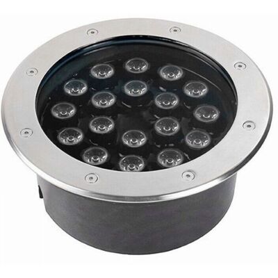 Trade Shop Traesio - Eingelassene 18W Garten-LED-Spots - IP68 Trade Shop Traesio - Eingelassene 18W Garten-LED-Spots - IP68
