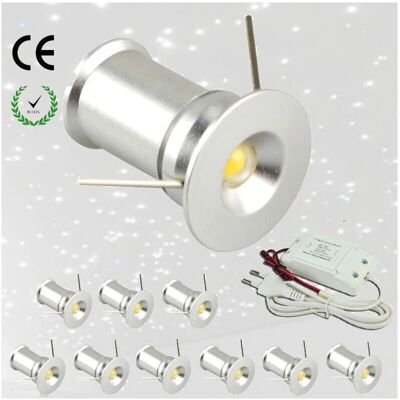 TRADE SHOP TRAESIO 9 LED Luces de Techo - Azul TRADE SHOP TRAESIO 9 LED Luces de Techo - Azul