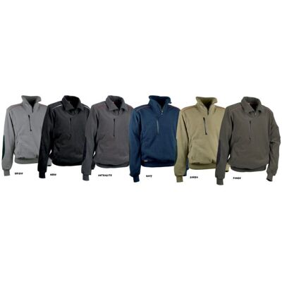 Chaqueta de trabajo navy Cofra - Bolsillos con cremallera, Reforzada, Cuffs elásticos Chaqueta de trabajo navy Cofra - Bolsillos con cremallera, Reforzada, Cuffs elásticos