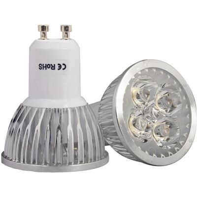 Trade Shop - GU10 5W LED - Blanco frío - GU10 - LED Bombilla Trade Shop - GU10 5W LED - Blanco frío - GU10 - LED Bombilla