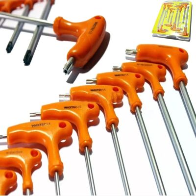 Trade Shop A T Satz mit 7 Torx Schlüssel - DIY & Profi Trade Shop A T Satz mit 7 Torx Schlüssel - DIY & Profi