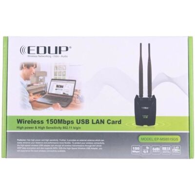 TrAdE Shop Traesio Wireless Wi-Fi 150mbps 2.4GHz - Adaptador Wi-Fi Inalámbrico TrAdE Shop Traesio Wireless Wi-Fi 150mbps 2.4GHz - Adaptador Wi-Fi Inalámbrico